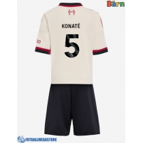 Fotballdrakt Barn Liverpool Ibrahima Konate #5 Bortedraktsett 2025-26 Kortermet (+ Korte bukser)